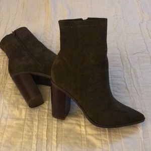 Lulu’s booties Olive Green